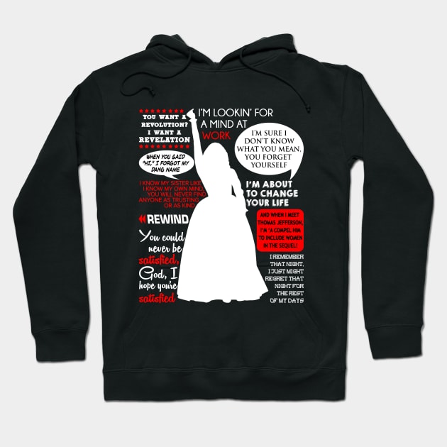 Angelica Schuyler Quotes - Hamilton Hoodie by ivyarchive